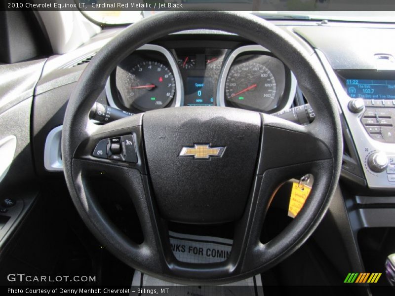 Cardinal Red Metallic / Jet Black 2010 Chevrolet Equinox LT