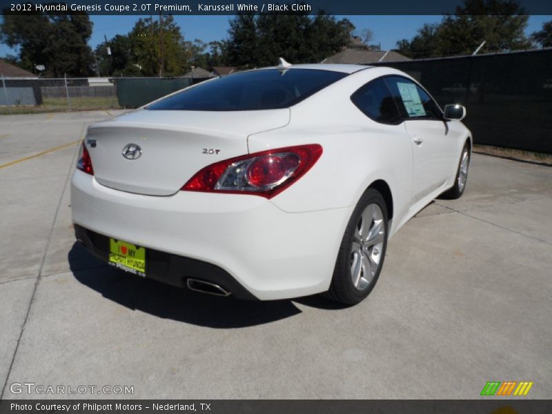  2012 Genesis Coupe 2.0T Premium Karussell White