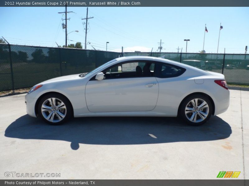  2012 Genesis Coupe 2.0T Premium Karussell White