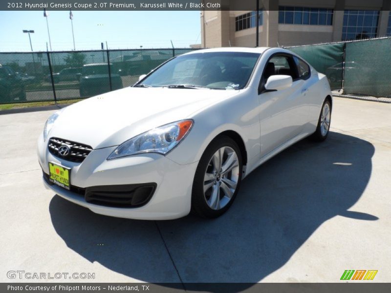 Front 3/4 View of 2012 Genesis Coupe 2.0T Premium