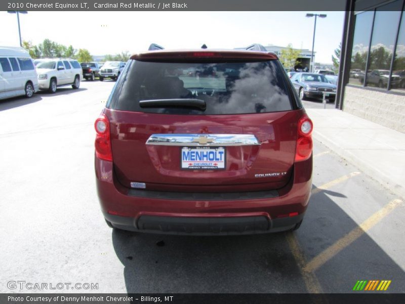 Cardinal Red Metallic / Jet Black 2010 Chevrolet Equinox LT