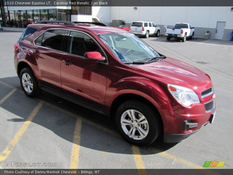 Cardinal Red Metallic / Jet Black 2010 Chevrolet Equinox LT