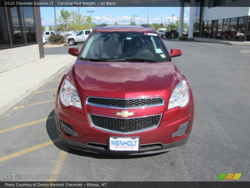 Cardinal Red Metallic / Jet Black 2010 Chevrolet Equinox LT