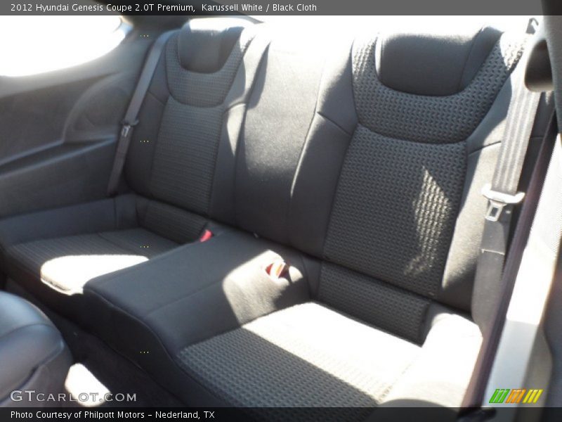  2012 Genesis Coupe 2.0T Premium Black Cloth Interior