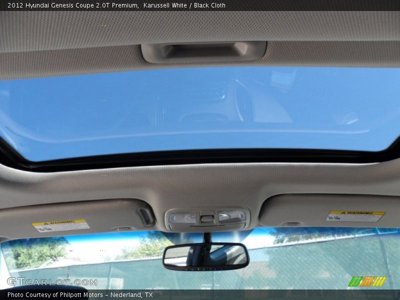 Sunroof of 2012 Genesis Coupe 2.0T Premium