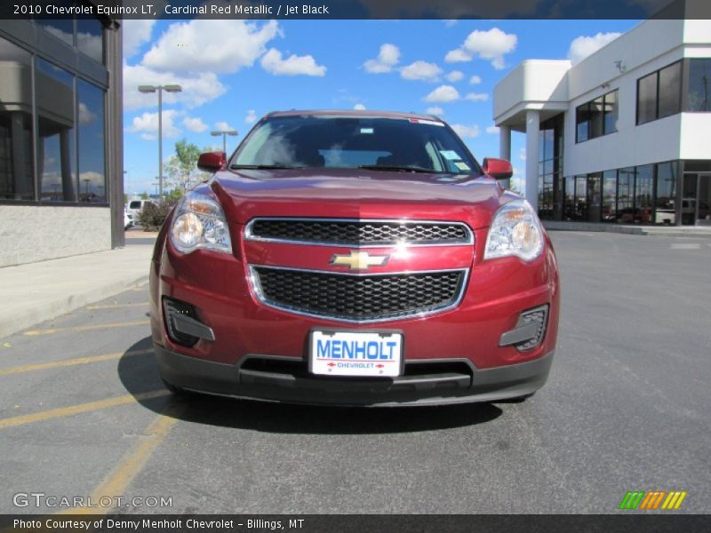 Cardinal Red Metallic / Jet Black 2010 Chevrolet Equinox LT