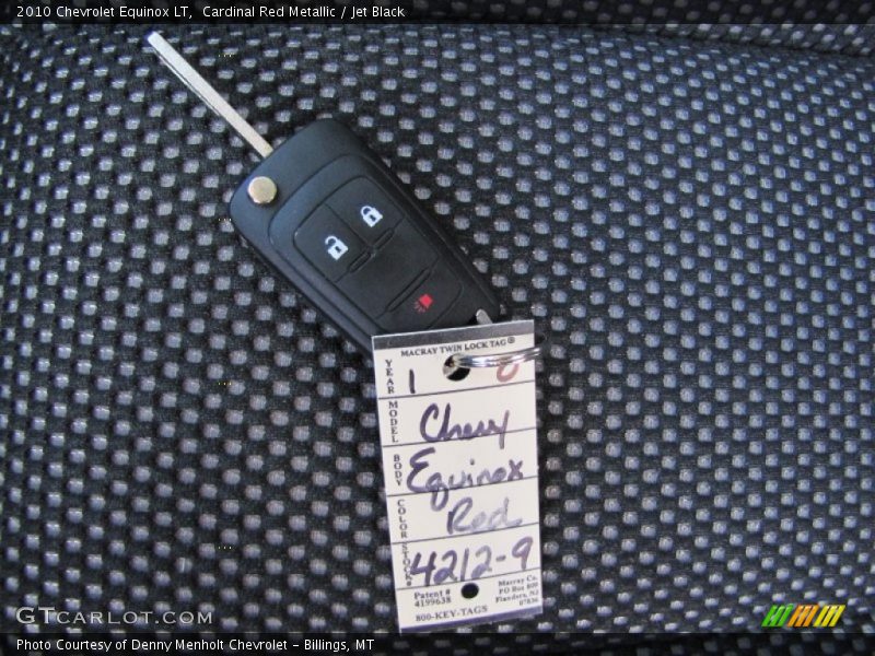 Cardinal Red Metallic / Jet Black 2010 Chevrolet Equinox LT