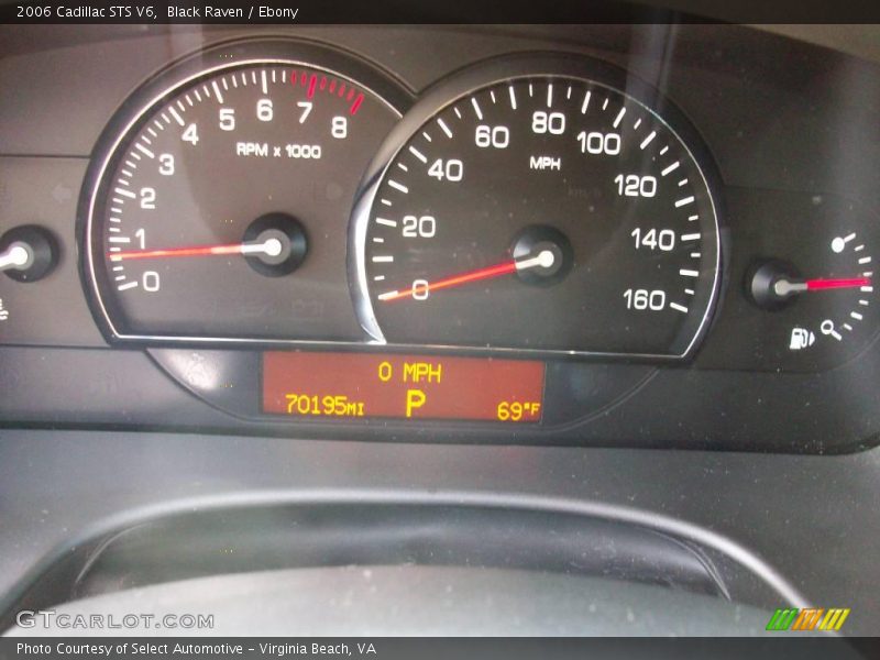 Black Raven / Ebony 2006 Cadillac STS V6