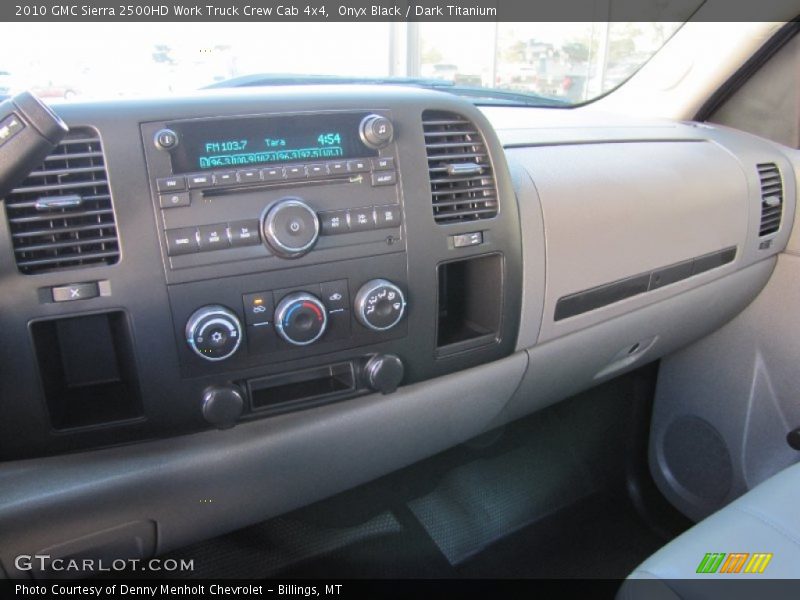 Onyx Black / Dark Titanium 2010 GMC Sierra 2500HD Work Truck Crew Cab 4x4