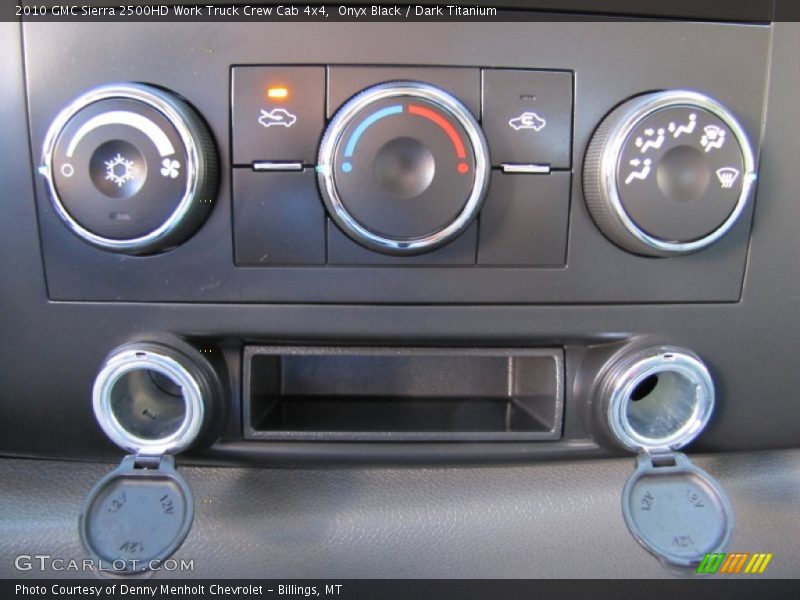 Onyx Black / Dark Titanium 2010 GMC Sierra 2500HD Work Truck Crew Cab 4x4