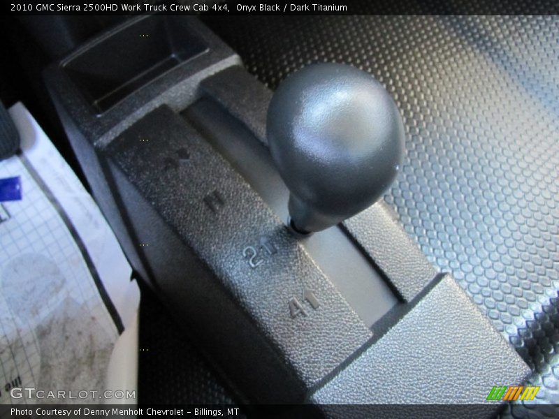 Onyx Black / Dark Titanium 2010 GMC Sierra 2500HD Work Truck Crew Cab 4x4