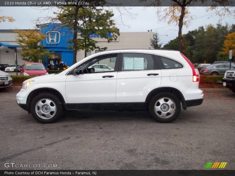 Taffeta White / Gray 2010 Honda CR-V LX AWD