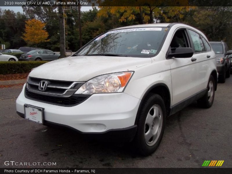 Taffeta White / Gray 2010 Honda CR-V LX AWD