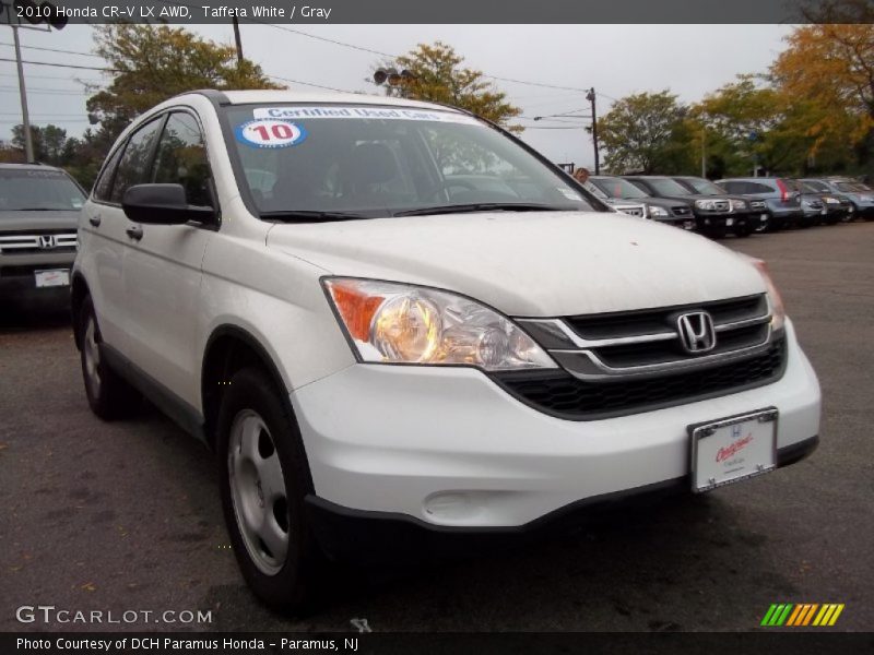 Taffeta White / Gray 2010 Honda CR-V LX AWD