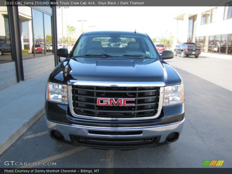 Onyx Black / Dark Titanium 2010 GMC Sierra 2500HD Work Truck Crew Cab 4x4