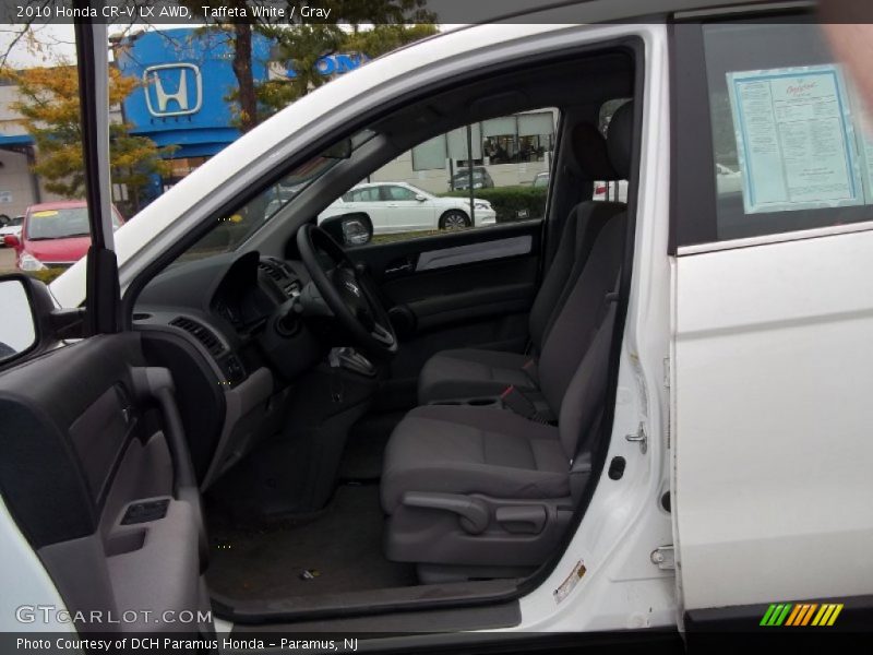 Taffeta White / Gray 2010 Honda CR-V LX AWD