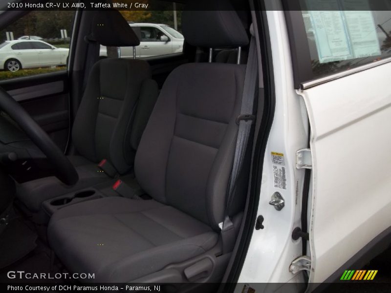 Taffeta White / Gray 2010 Honda CR-V LX AWD