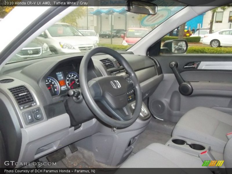 Taffeta White / Gray 2010 Honda CR-V LX AWD