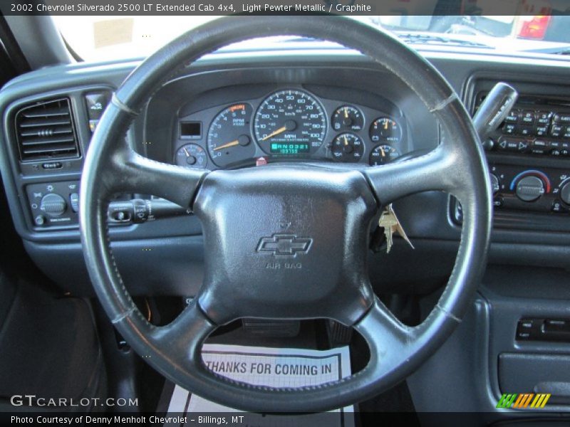  2002 Silverado 2500 LT Extended Cab 4x4 Steering Wheel