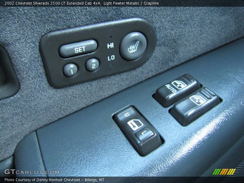 Light Pewter Metallic / Graphite 2002 Chevrolet Silverado 2500 LT Extended Cab 4x4