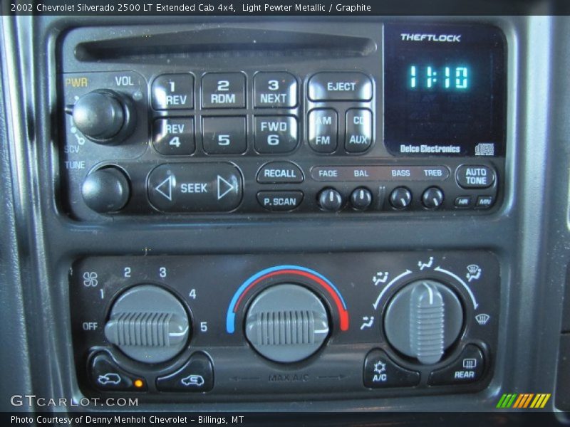 Audio System of 2002 Silverado 2500 LT Extended Cab 4x4