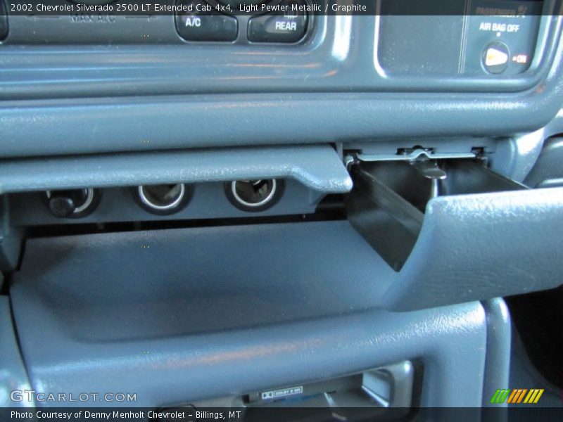 Light Pewter Metallic / Graphite 2002 Chevrolet Silverado 2500 LT Extended Cab 4x4
