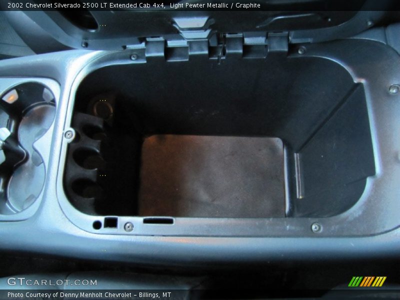 Light Pewter Metallic / Graphite 2002 Chevrolet Silverado 2500 LT Extended Cab 4x4