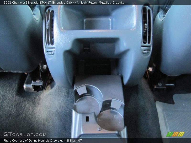 Light Pewter Metallic / Graphite 2002 Chevrolet Silverado 2500 LT Extended Cab 4x4