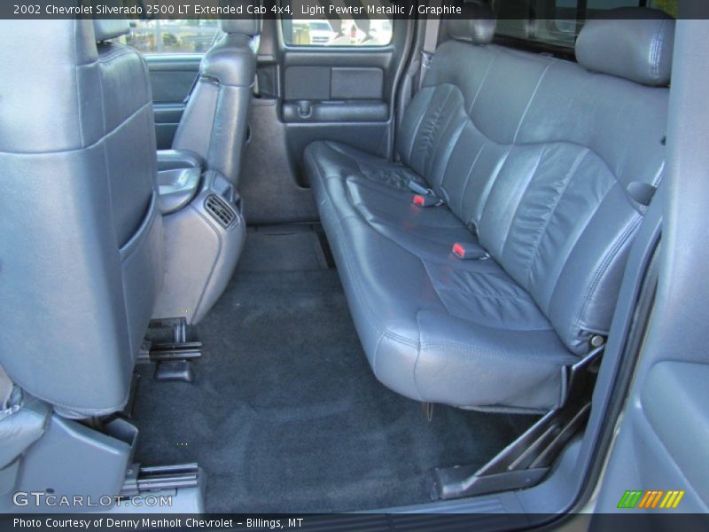  2002 Silverado 2500 LT Extended Cab 4x4 Graphite Interior