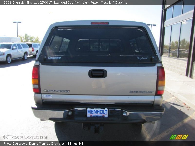 Light Pewter Metallic / Graphite 2002 Chevrolet Silverado 2500 LT Extended Cab 4x4