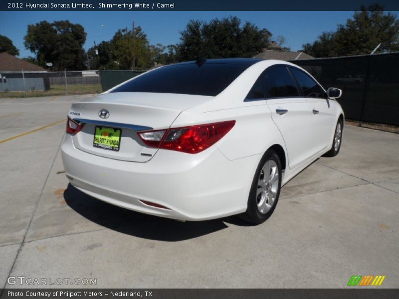  2012 Sonata Limited Shimmering White