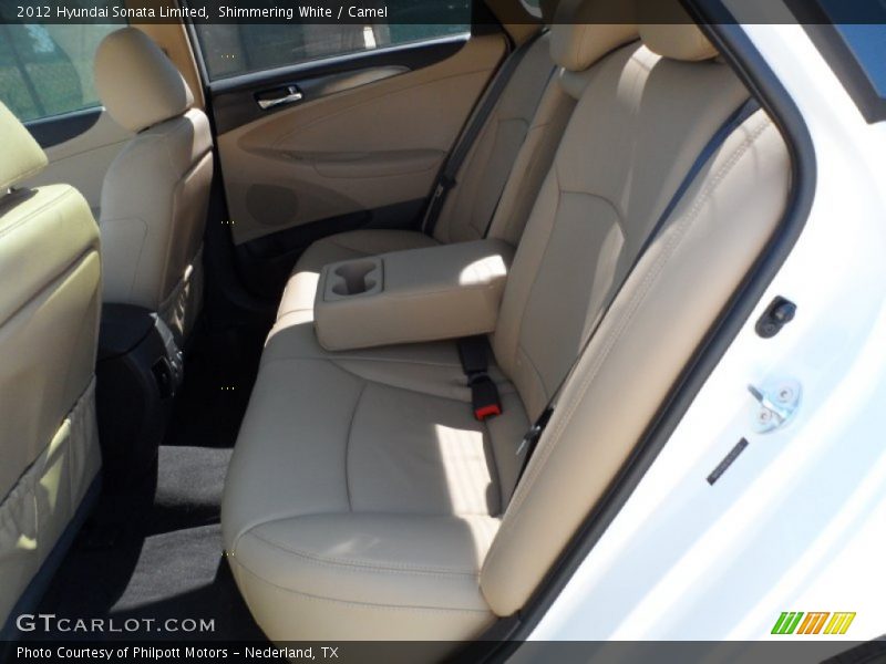  2012 Sonata Limited Camel Interior