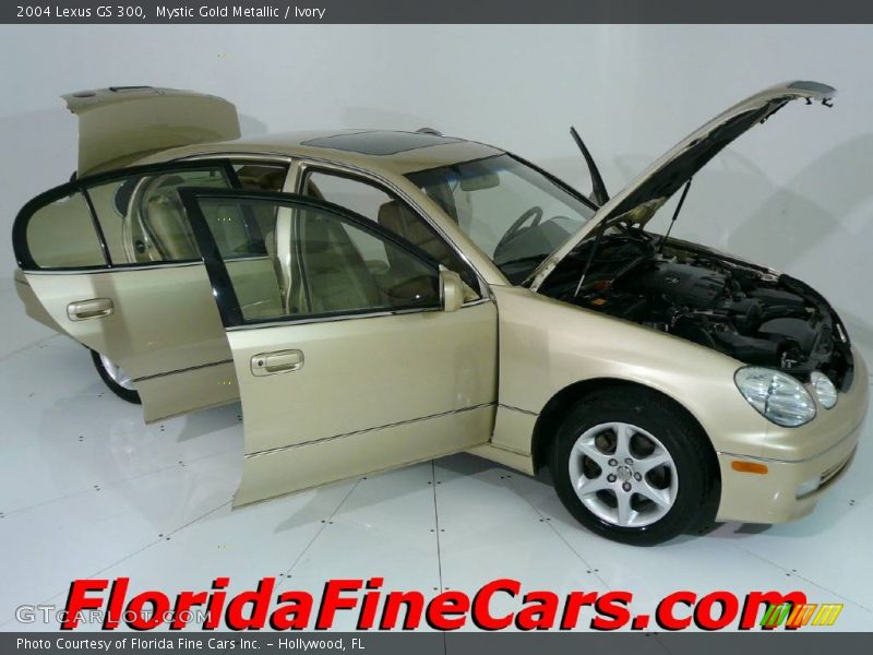 Mystic Gold Metallic / Ivory 2004 Lexus GS 300