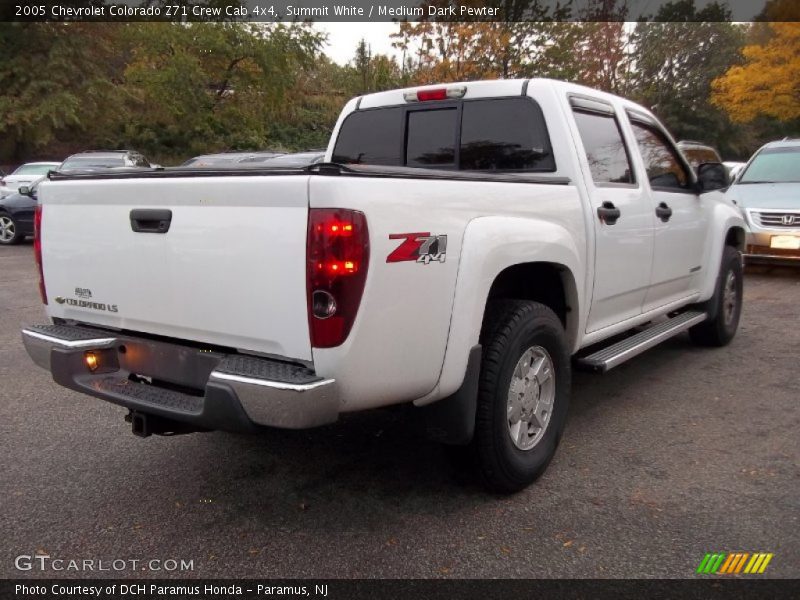 Summit White / Medium Dark Pewter 2005 Chevrolet Colorado Z71 Crew Cab 4x4