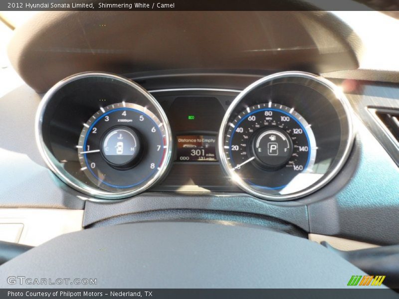  2012 Sonata Limited Limited Gauges