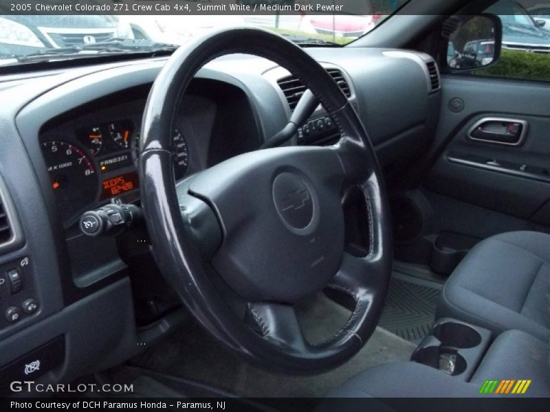 Summit White / Medium Dark Pewter 2005 Chevrolet Colorado Z71 Crew Cab 4x4