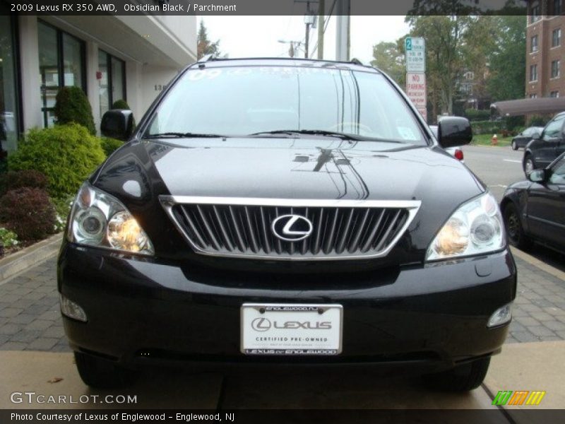 Obsidian Black / Parchment 2009 Lexus RX 350 AWD