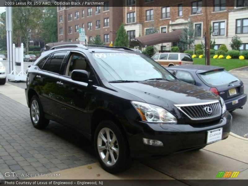 Obsidian Black / Parchment 2009 Lexus RX 350 AWD