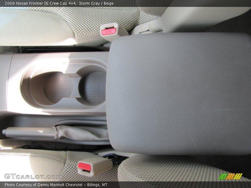 Storm Gray / Beige 2009 Nissan Frontier SE Crew Cab 4x4