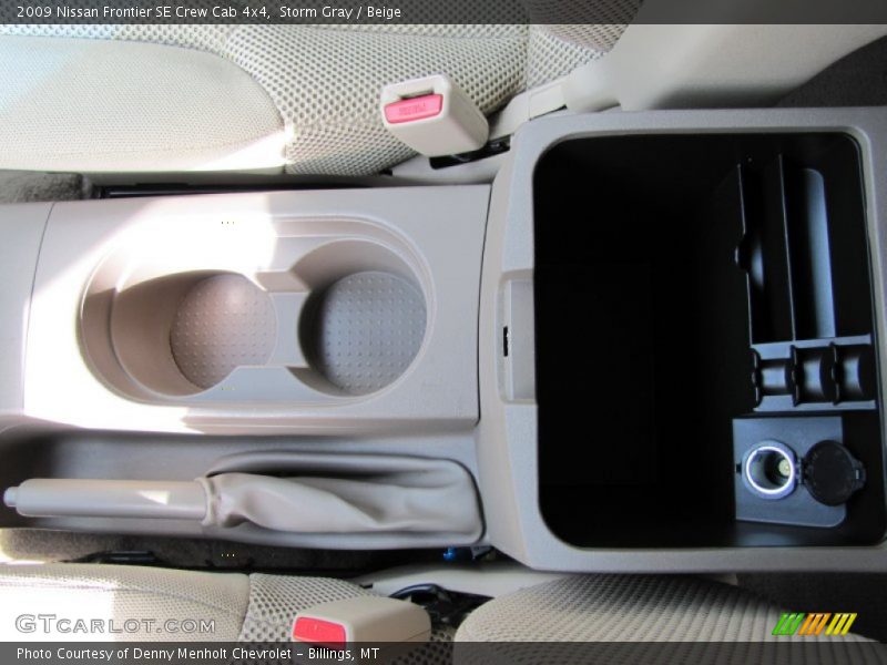 Storm Gray / Beige 2009 Nissan Frontier SE Crew Cab 4x4