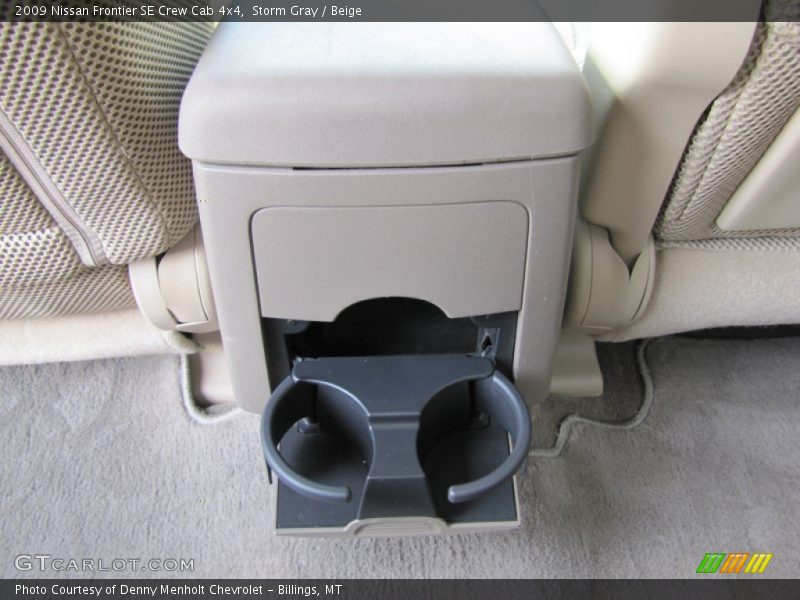 Storm Gray / Beige 2009 Nissan Frontier SE Crew Cab 4x4