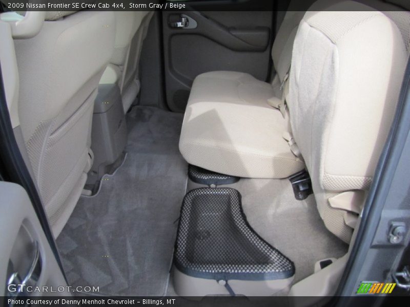 Storm Gray / Beige 2009 Nissan Frontier SE Crew Cab 4x4