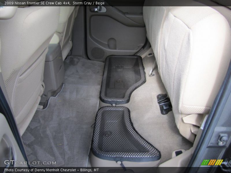 Storm Gray / Beige 2009 Nissan Frontier SE Crew Cab 4x4