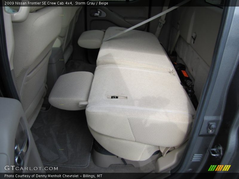 Storm Gray / Beige 2009 Nissan Frontier SE Crew Cab 4x4