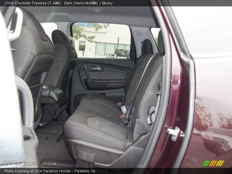 Dark Cherry Metallic / Ebony 2009 Chevrolet Traverse LT AWD
