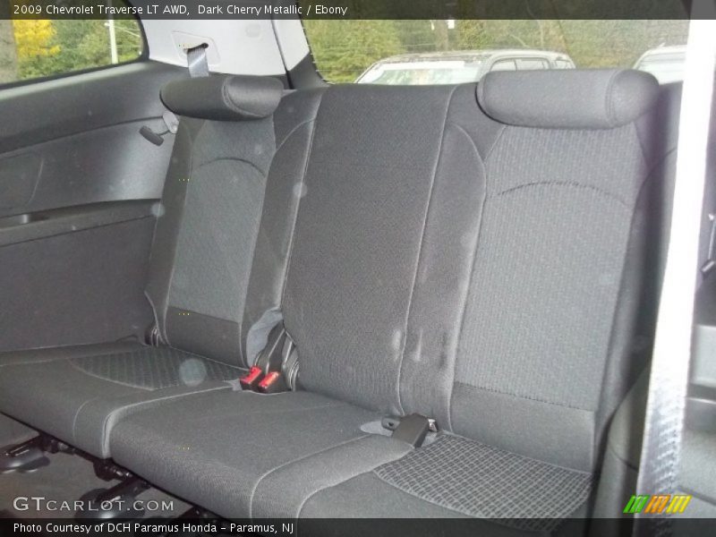 Dark Cherry Metallic / Ebony 2009 Chevrolet Traverse LT AWD