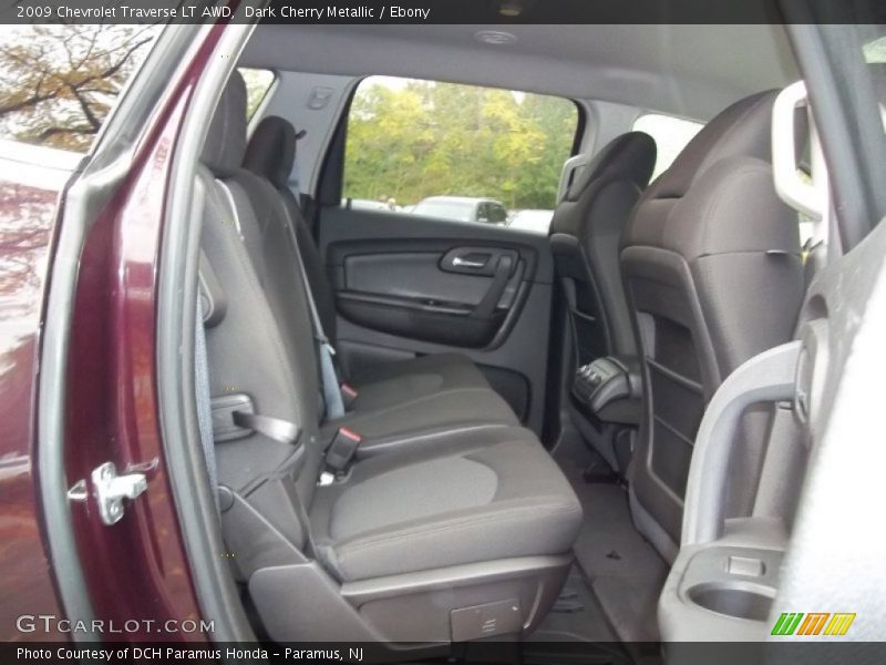 Dark Cherry Metallic / Ebony 2009 Chevrolet Traverse LT AWD