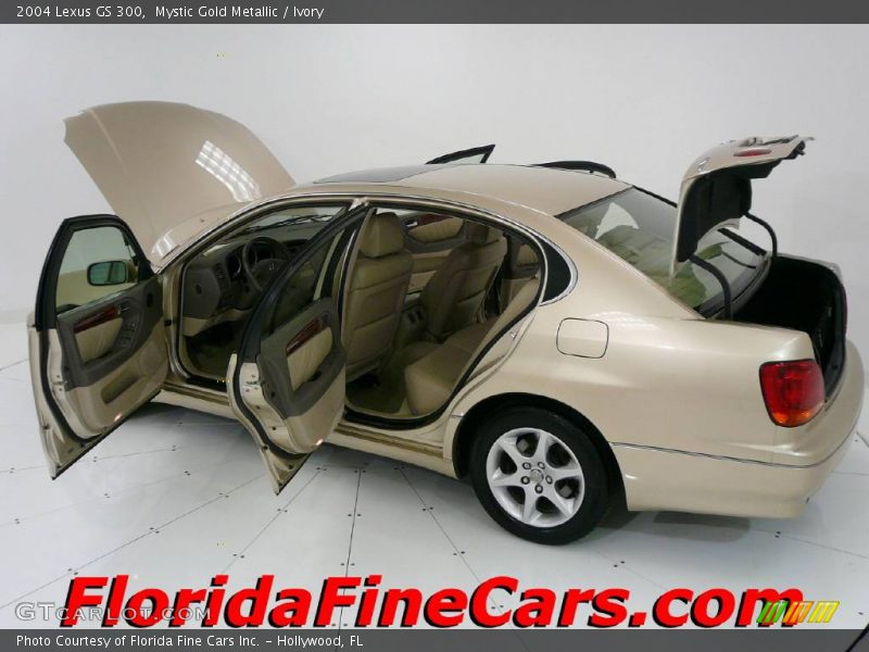 Mystic Gold Metallic / Ivory 2004 Lexus GS 300