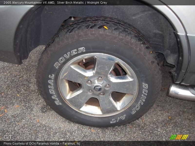 Silver Birch Metallic / Midnight Grey 2005 Mercury Mountaineer V6 AWD