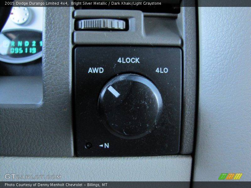 Bright Silver Metallic / Dark Khaki/Light Graystone 2005 Dodge Durango Limited 4x4